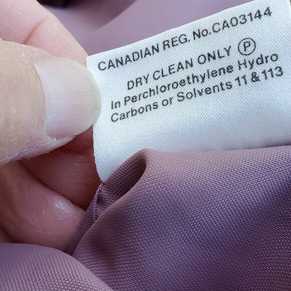 Vintage Jaeger Gray Wool Double Breasted Blazer Jacket Lined Academia Sz 12 - Picture 15 of 16